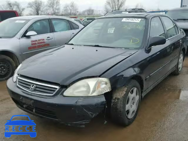 2000 HONDA CIVIC EX JHMEJ8640YS001546 Bild 1