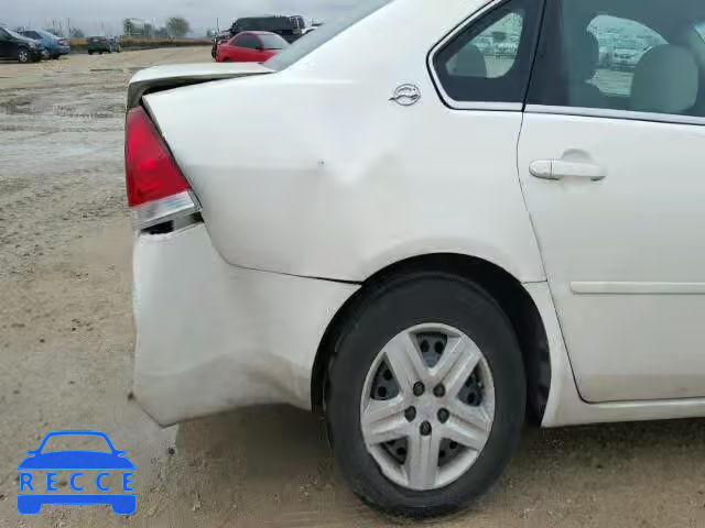 2007 CHEVROLET IMPALA LS 2G1WB58K079245297 зображення 8