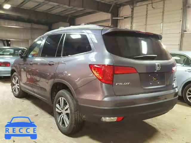 2016 HONDA PILOT EXLN 5FNYF6H73GB092318 image 2