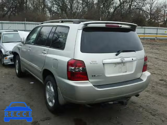 2004 TOYOTA HIGHLANDER JTEEP21A640056305 зображення 2