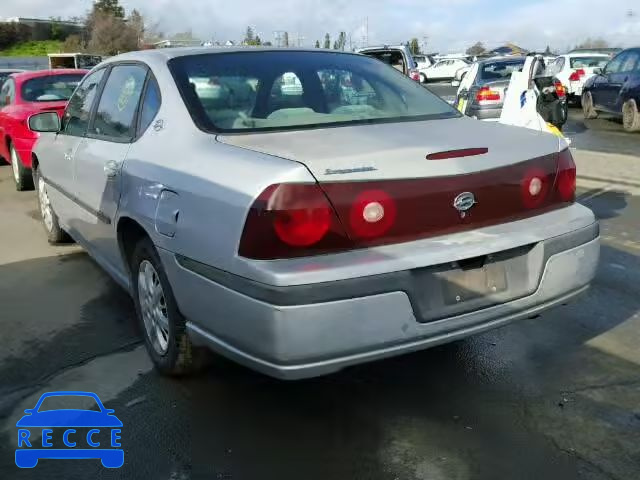 2003 CHEVROLET IMPALA 2G1WF55E139200124 зображення 2