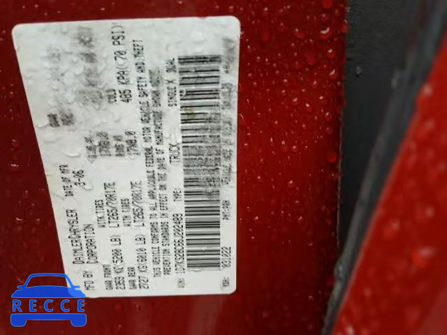 2006 DODGE RAM 2500 Q 1D7KS28C66J202489 Bild 9