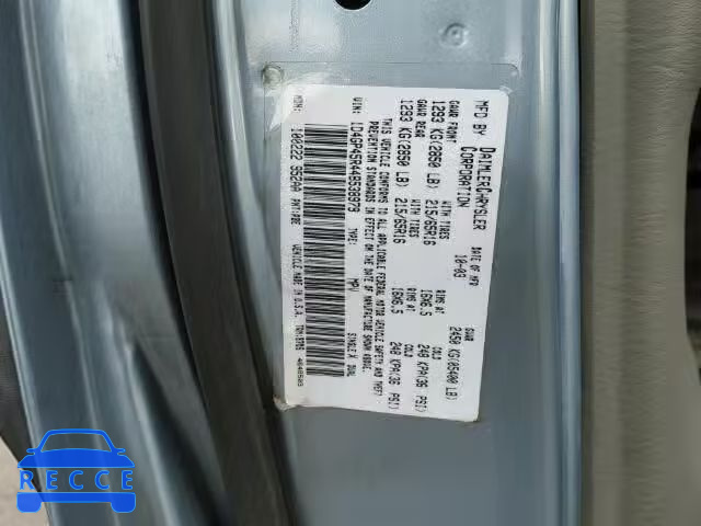 2004 DODGE CARAVAN SX 1D4GP45R44B538979 image 9