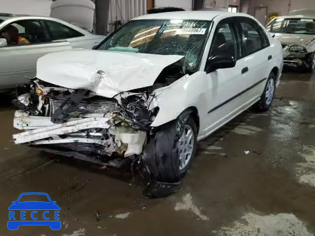 2004 HONDA CIVIC DX V 1HGES16354L007085 image 1