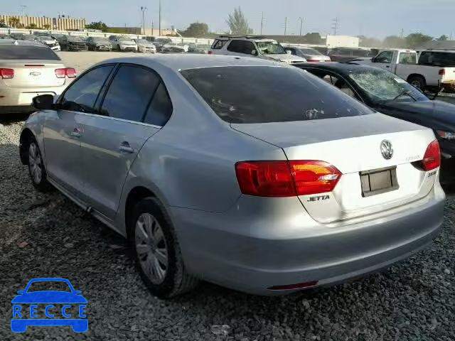 2013 VOLKSWAGEN JETTA SE 3VWDX7AJ7DM433084 image 2