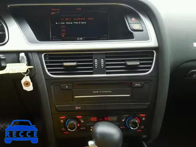 2011 AUDI A5 QUATTRO WAULFAFR7BA004922 image 8