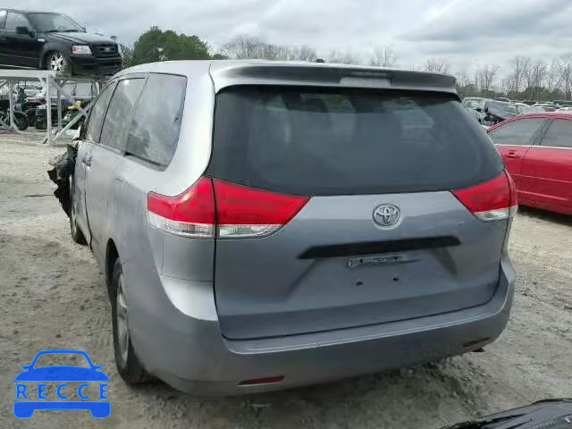 2013 TOYOTA SIENNA 5TDZK3DC7DS295446 зображення 2