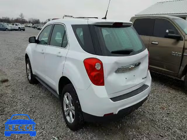 2011 CHEVROLET EQUINOX LS 2GNALBEC8B1269498 image 2