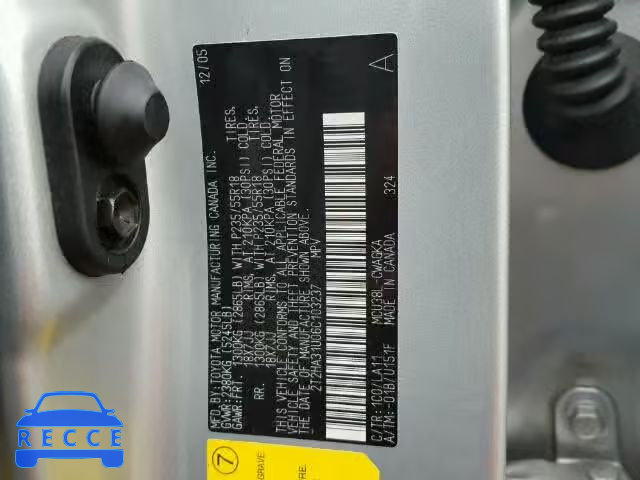 2006 LEXUS RX 330 2T2HA31U06C103237 image 9
