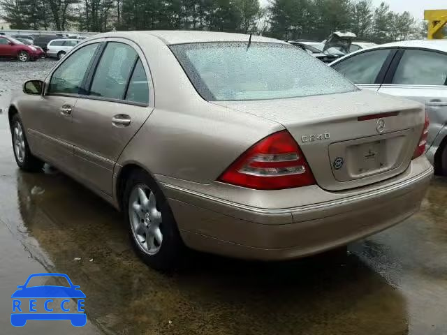 2003 MERCEDES-BENZ C240 WDBRF61JX3E010640 зображення 2