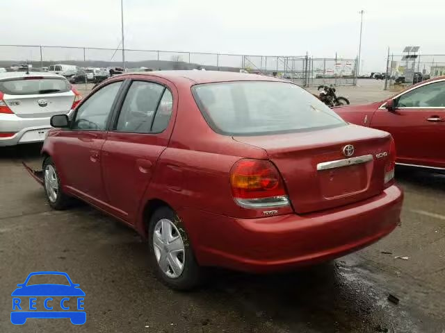 2003 TOYOTA ECHO JTDBT123435045463 image 2