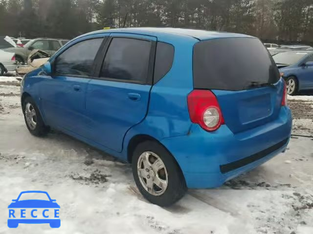 2009 CHEVROLET AVEO LS/LT KL1TD66E59B329258 Bild 2