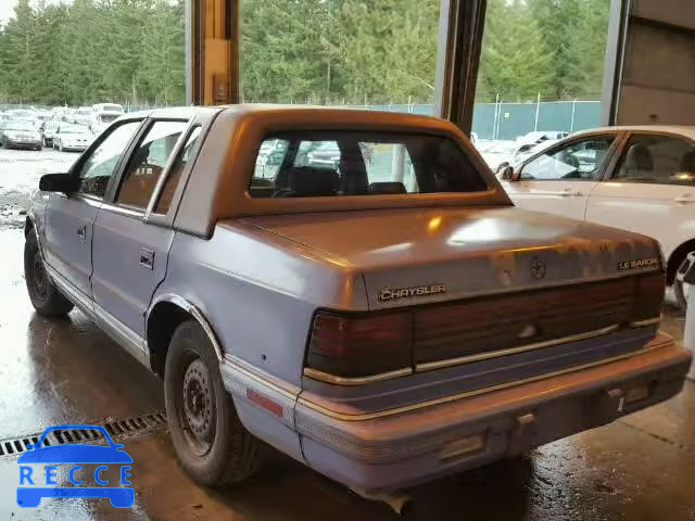 1991 CHRYSLER LEBARON 3C3XA5630MT035435 image 2