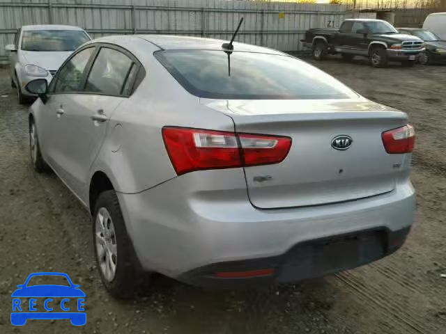 2012 KIA RIO LX KNADM4A33C6086327 image 2