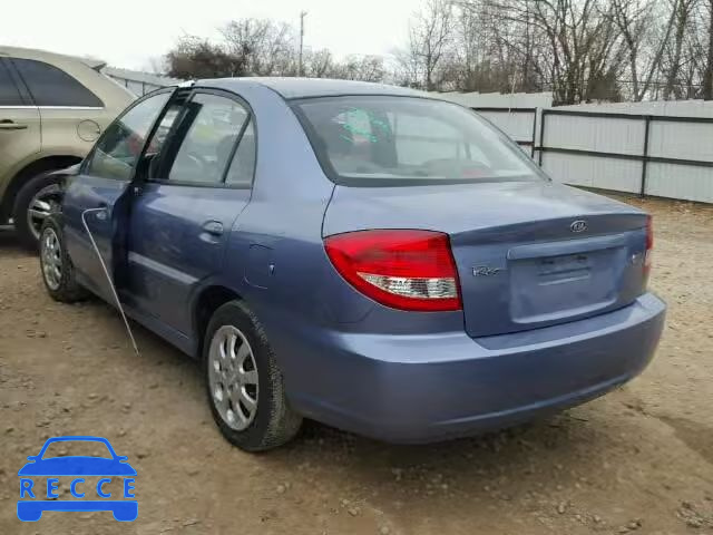 2003 KIA RIO KNADC125336231240 image 2