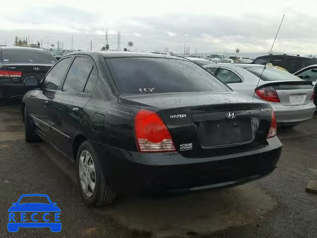 2006 HYUNDAI ELANTRA GL KMHDN46D16U360587 image 2