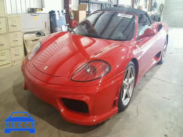 2002 FERRARI 360 SPIDER ZFFYT53AX20128360 зображення 1