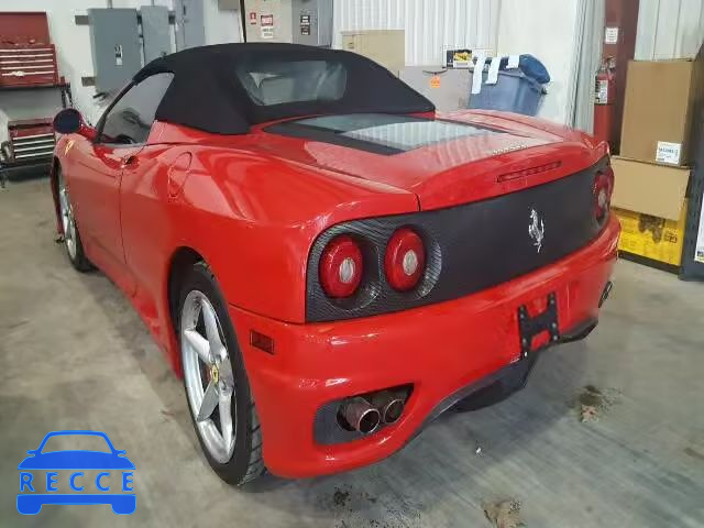 2002 FERRARI 360 SPIDER ZFFYT53AX20128360 зображення 2