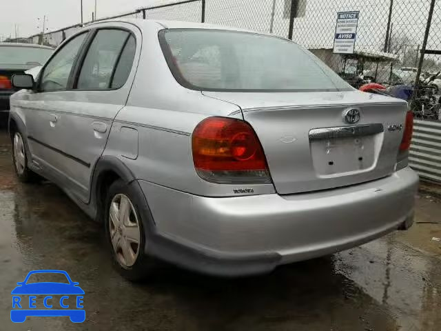 2003 TOYOTA ECHO JTDBT123830270109 image 2