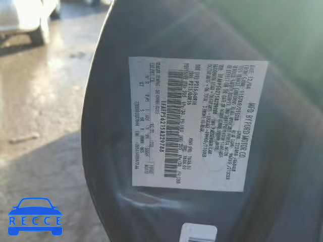 2005 FORD TAURUS SEL 1FAFP56215A229788 Bild 9