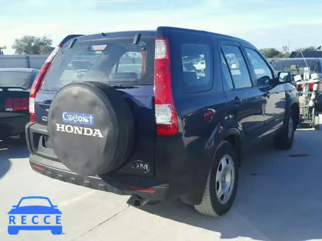 2006 HONDA CR-V LX SHSRD68536U405836 image 3