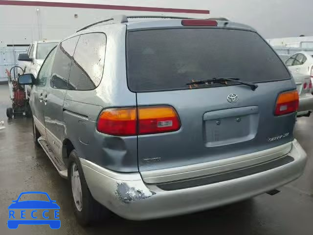 2000 TOYOTA SIENNA LE/ 4T3ZF13CXYU241394 зображення 2