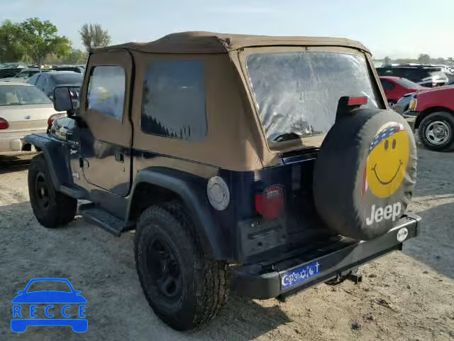 1997 JEEP WRANGLER S 1J4FY19S8VP457824 image 2