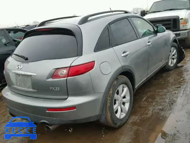 2004 INFINITI FX35 JNRAS08W24X203735 зображення 3