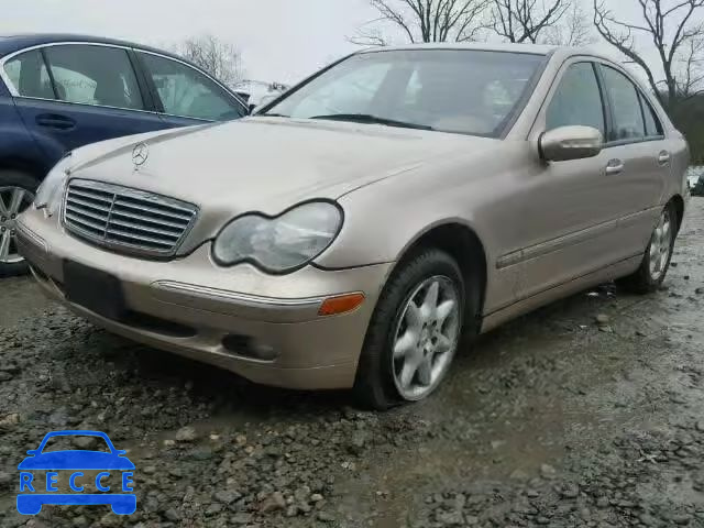 2001 MERCEDES-BENZ C240 WDBRF61J41F092498 зображення 8