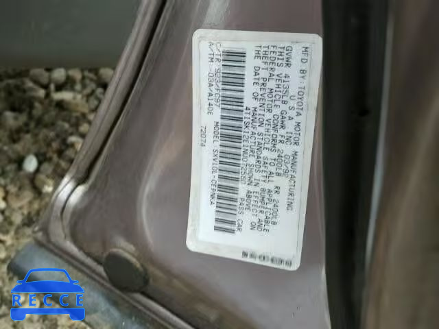 1992 TOYOTA CAMRY LE 4T1SK12E1NU072550 image 9