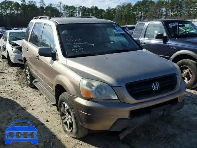 2004 HONDA PILOT EXL 2HKYF18604H569374 image 0