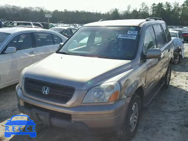 2004 HONDA PILOT EXL 2HKYF18604H569374 image 1