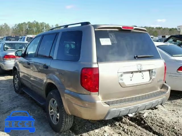 2004 HONDA PILOT EXL 2HKYF18604H569374 image 2