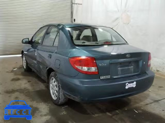 2003 KIA RIO KNADC125936213602 image 2