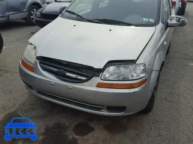 2005 CHEVROLET AVEO/LS KL1TD52625B453555 зображення 9