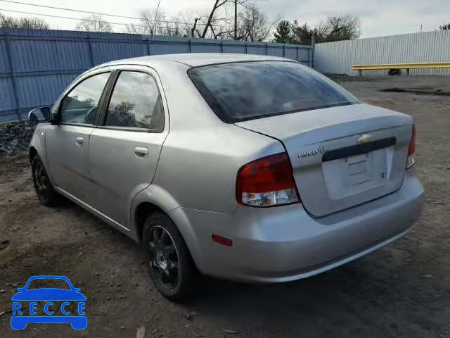 2005 CHEVROLET AVEO/LS KL1TD52625B453555 зображення 2