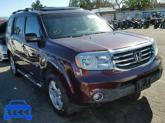 2014 HONDA PILOT EXLN 5FNYF3H70EB007107 зображення 0