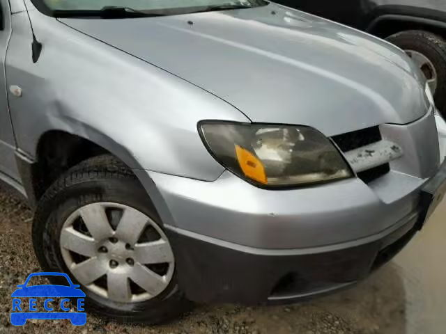 2004 MITSUBISHI OUTLANDER JA4LX31F84U053938 зображення 9