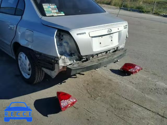 2005 HYUNDAI ELANTRA GL KMHDN46D15U989913 image 8