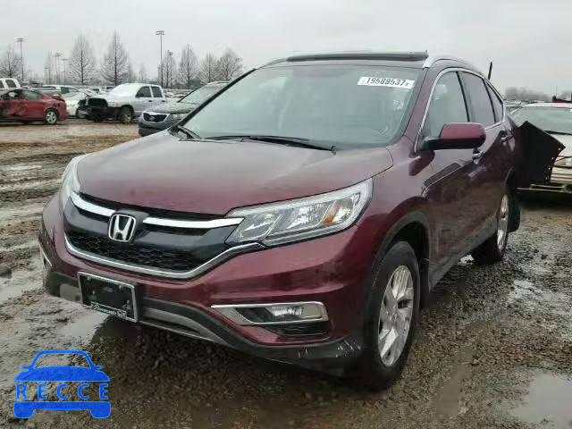 2015 HONDA CR-V EX-L 5J6RM4H77FL053249 image 1