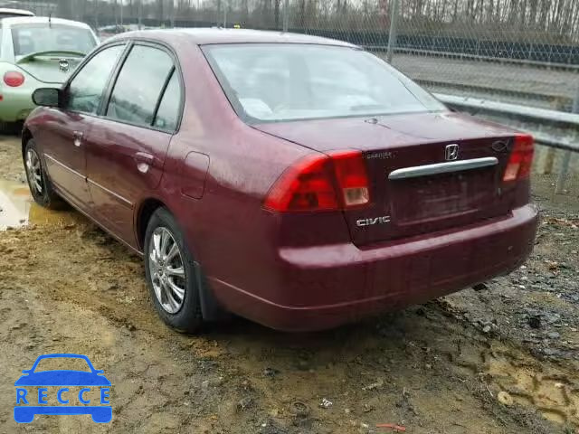 2002 HONDA CIVIC EX 1HGES26702L055731 image 2