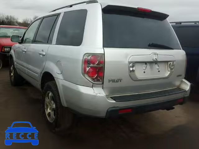 2008 HONDA PILOT EXL 5FNYF18578B025031 зображення 2