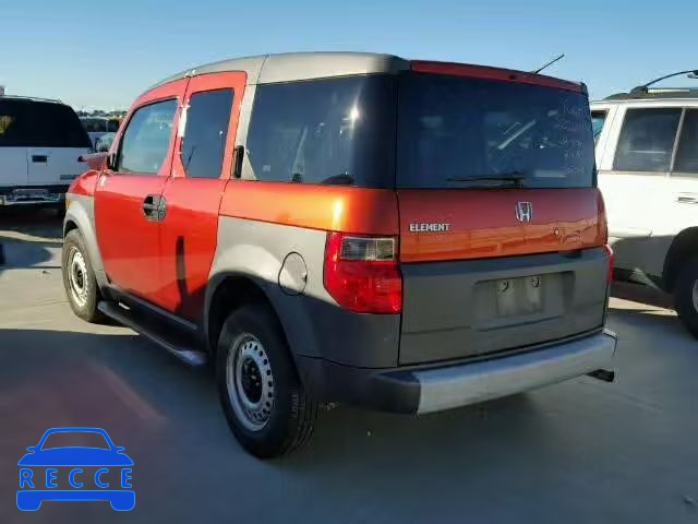 2004 HONDA ELEMENT EX 5J6YH186X4L009961 image 2