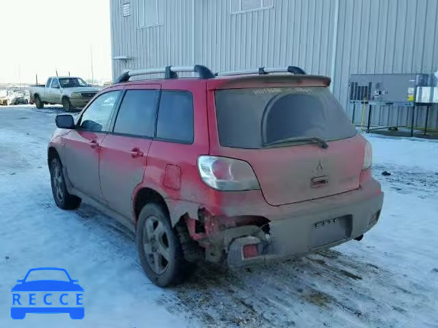 2004 MITSUBISHI OUTLANDER JA4LZ41F34U603014 зображення 2
