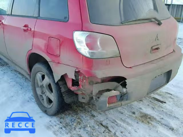2004 MITSUBISHI OUTLANDER JA4LZ41F34U603014 зображення 8