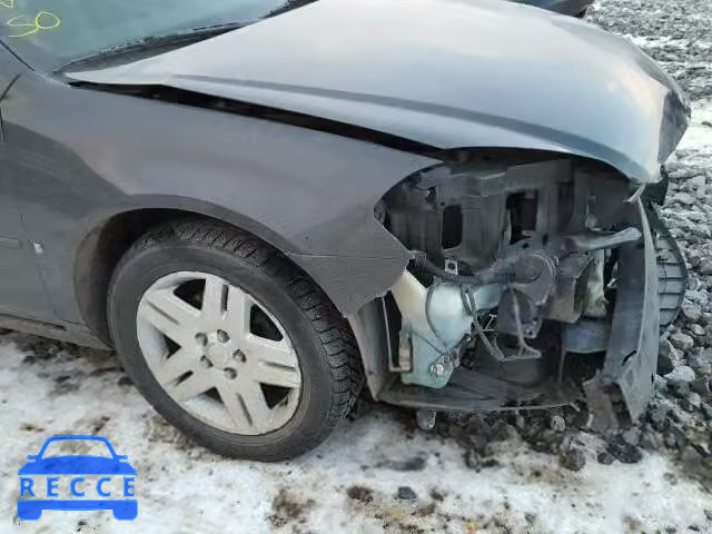 2007 CHEVROLET IMPALA LTZ 2G1WU58R079378553 зображення 9