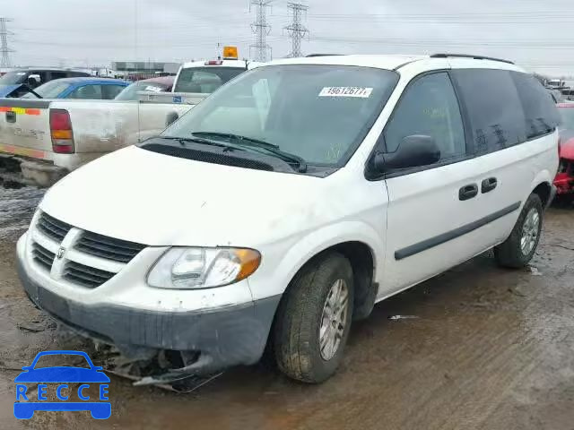 2007 DODGE CARAVAN SE 1D4GP25B17B264295 зображення 1