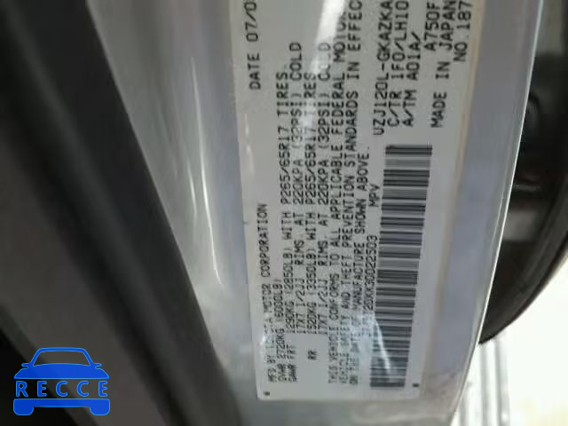 2003 LEXUS GX 470 JTJBT20XX30022503 image 8