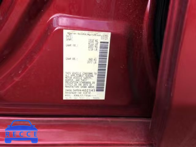 2015 NISSAN ALTIMA 2.5 1N4AL3AP9FN402545 image 9