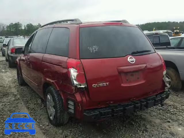 2006 NISSAN QUEST S/SE 5N1BV28U26N100069 image 2